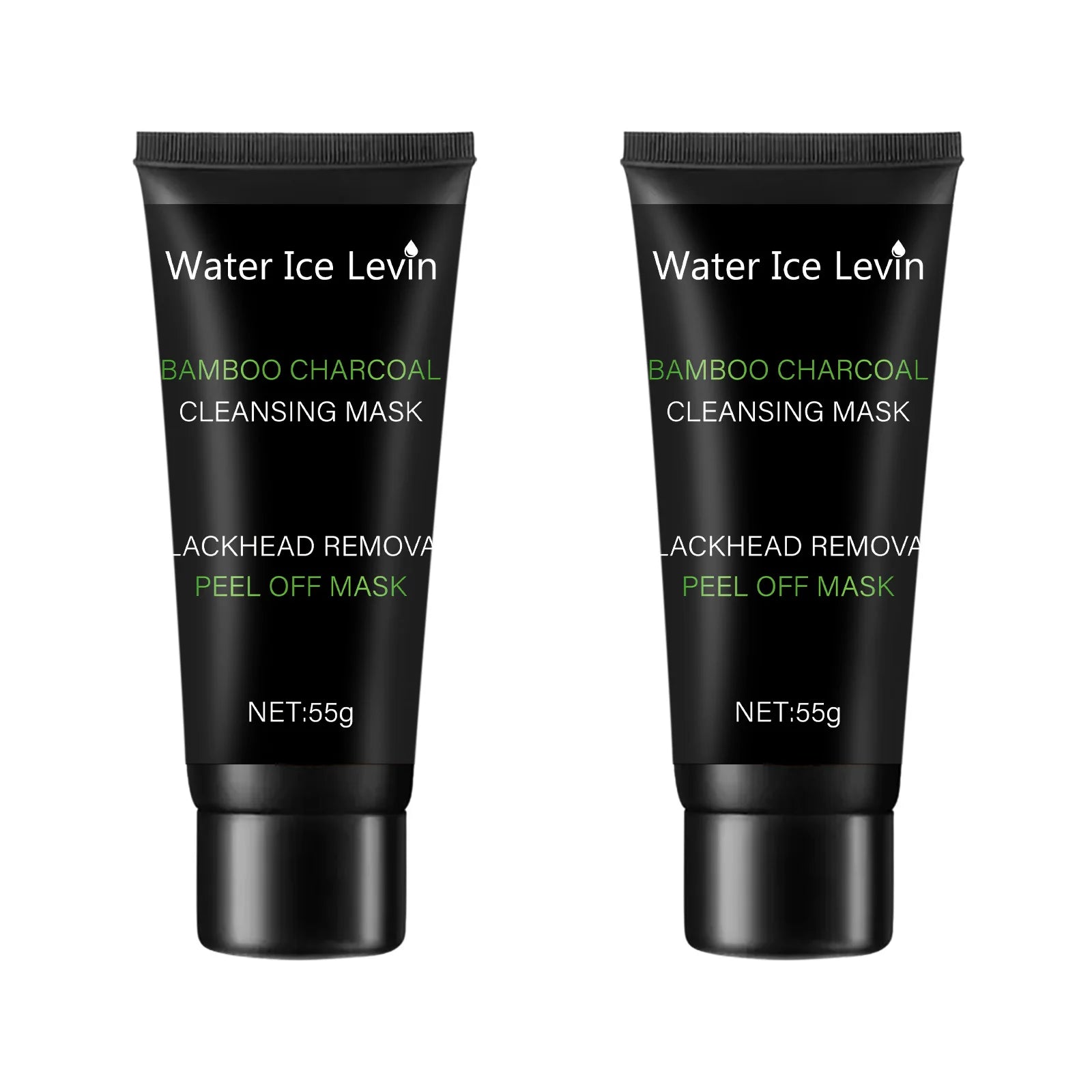 Bamboo charcoal cleansing mask Blackhead Removal Deep Mask Deep Cleansing Cleansing Exfoliating Mask Treatment Black Mask Oasis Select 2pcs