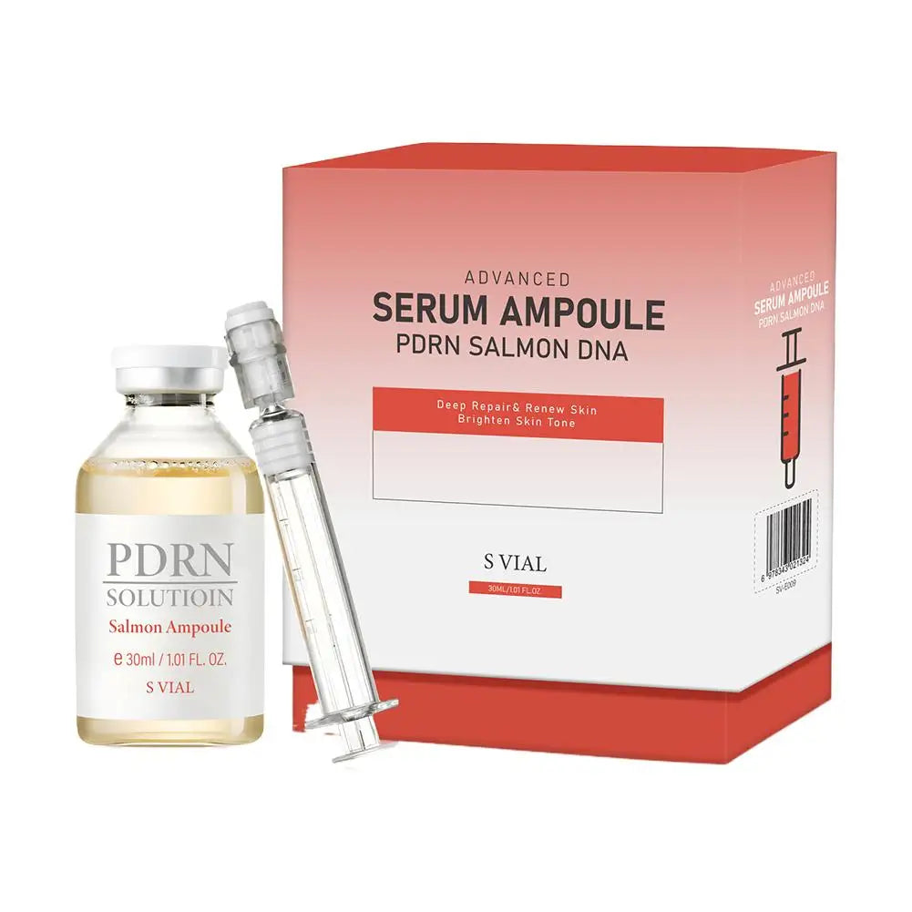 Korean S VIAL Advanced Serum Ampoule - PDRN Salmon DNA, Natural Stem Cell Complex, Deep Repair & Renew Skin, Brighten, Anti-Age Oasis Select PDRN