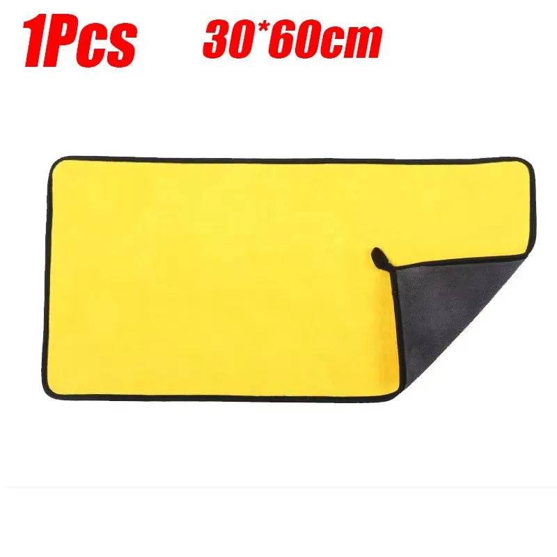 1/2/5Pcs Car Cleaning Cloth Professional Cleaning Car Wiping Microfiber Towel Car Wash Towel Accessories Oasis Select 1pc 30x60