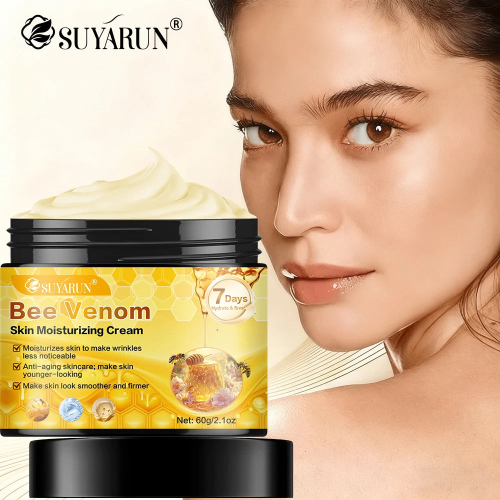 SUYARUN Bee Venom Face Cream – Hydrating & Firming All Skin Anti-Aging Face Cream Oasis Select