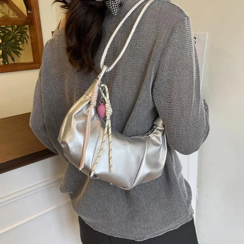 Women's PU Leather Crossbody Bag – Chain Shoulder Evening Purse