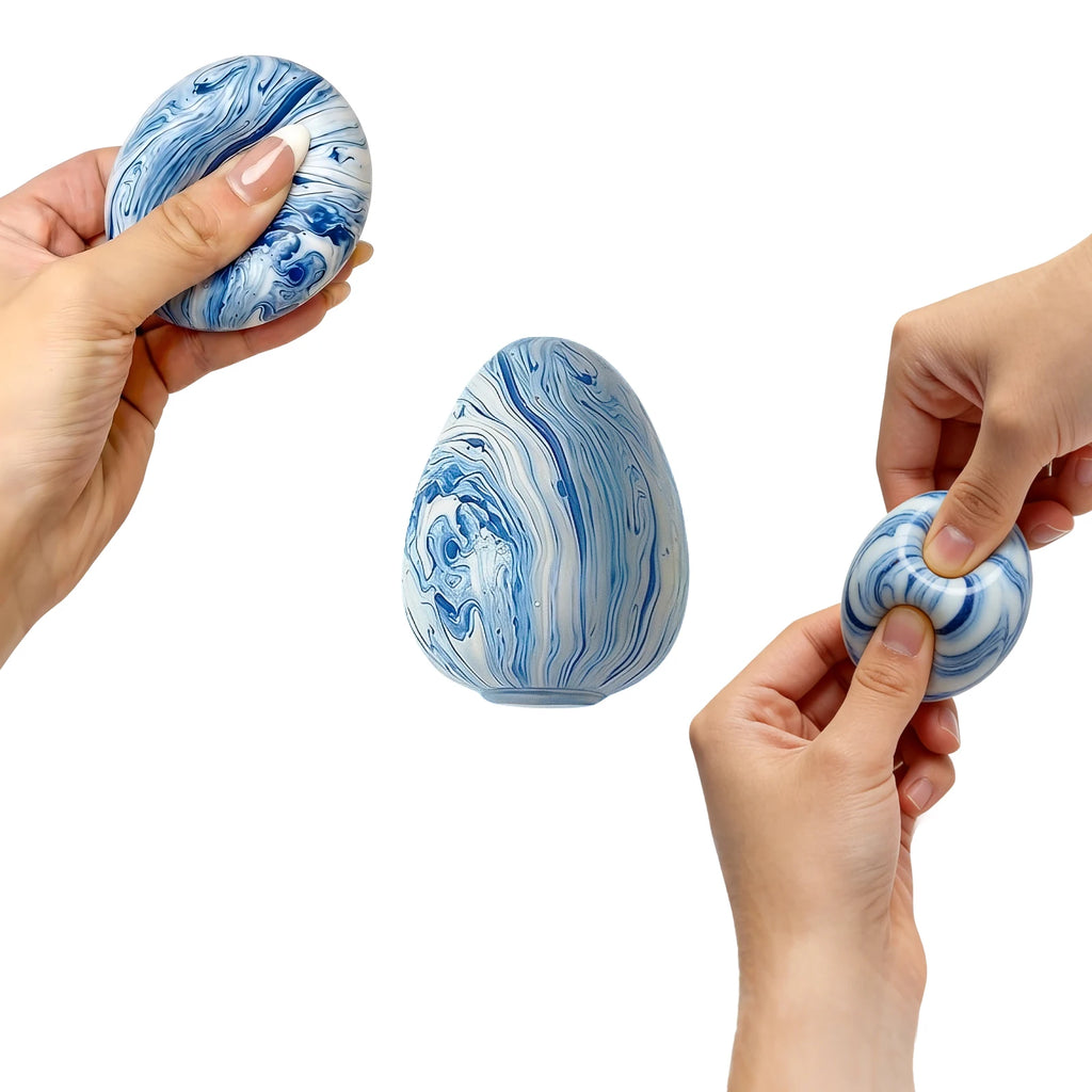 Marbled Egg Squishy Slow Rising Sensory Fidget Squeeze Toy