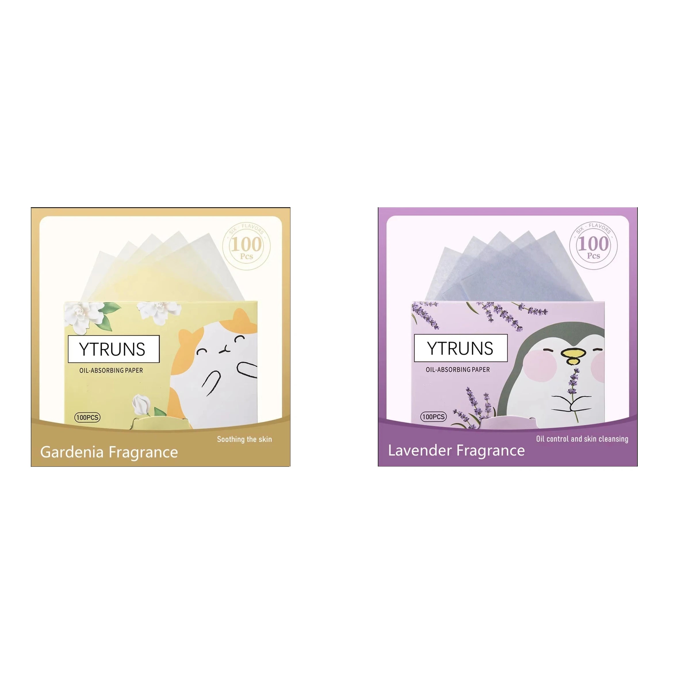 Oil Blotting Sheets 100pcs – Green Tea, Rose & Bamboo Charcoal