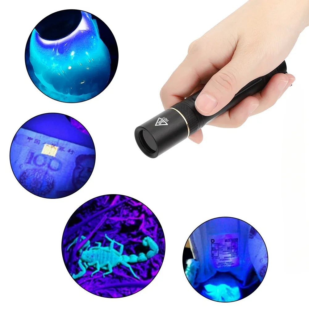 POCKETMAN 5W 365nm UV Blacklight Flashlight | Stain & Leak Detector