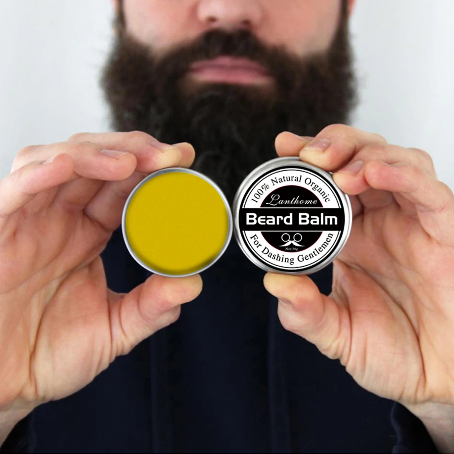 Lanthome 30g Beard Balm Conditioner – Softness & Growth Beard Balm Conditioner Oasis Select China Mainland