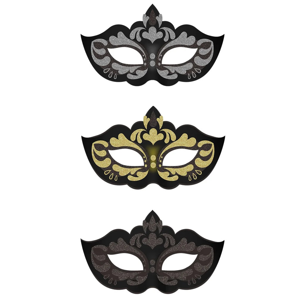 Half Face Mask Glittering Masquerade PartyMasks Role Play Nightclub Half Face Eye Maskween Party for Fancy Dress Christmas Party Oasis Select