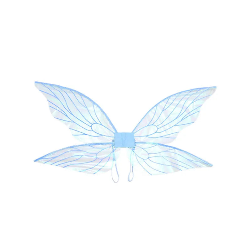Festival Performances Butterfly and Cicada Wing Decorations Children's Activities Makeup Shows Dance Party Programs Props Oasis Select blue Width 76CM 35CM