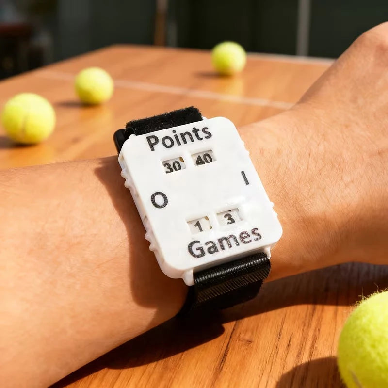 New Portable Cricket/Tennis/Padel Scorer Wristband Instant Score Tracker No Memory Loss Suitable For Coaches, Referees, Players Oasis Select