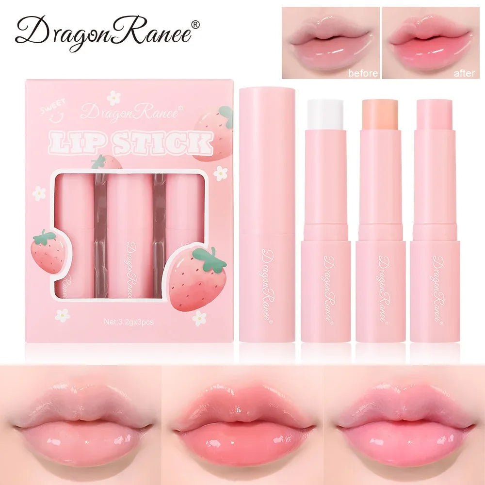 Dragon Ranee Color-Changing Lip Balm 3pc Set | Sleep Mask