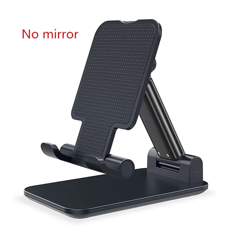 Mobile Phone Stand Desktop Lazy Bedside Universal Support Stand for Cell Phone Foldable and Hoisting Multi-Function Telescopic Oasis Select black