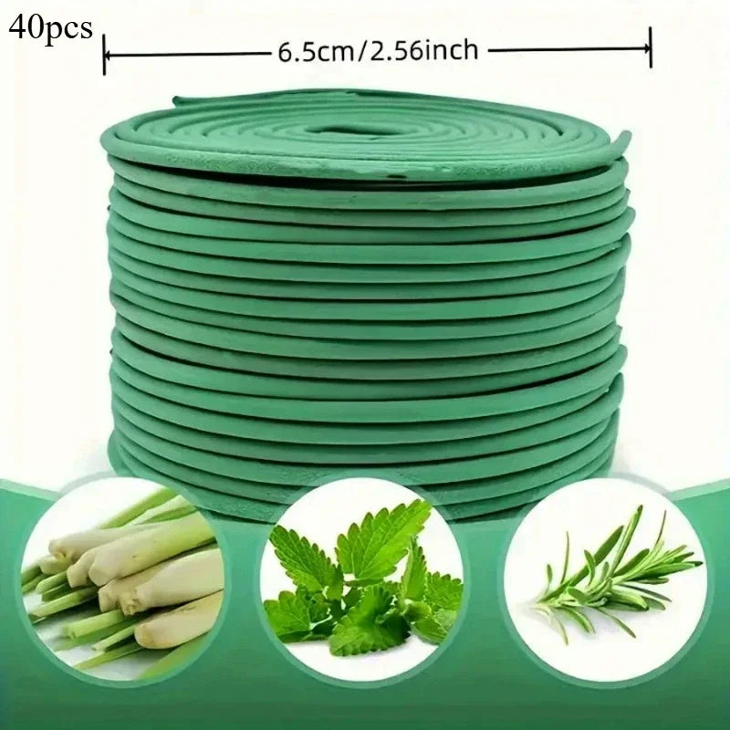 Mixed Fragrance Incense Sticks Spiral Shape Coil Incense Lemon Rose Jasmine Lavender Orange, 3-4 Hours Burn Time, Mild Fragrance Oasis Select Lemongrass