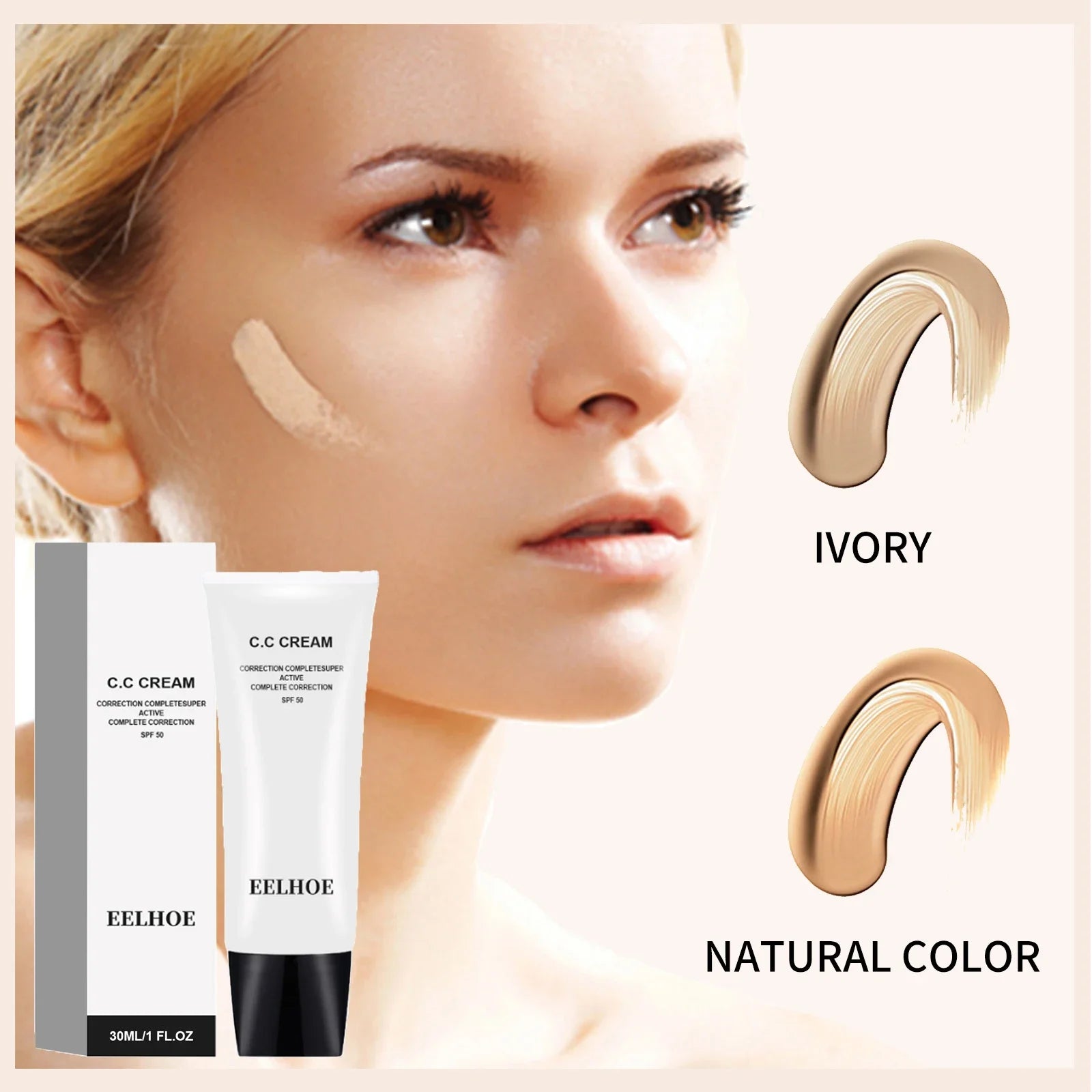Eelhoe CC Cream Primer – Matte, Pore-Minimizing Concealer CC Cream Primer Oasis Select