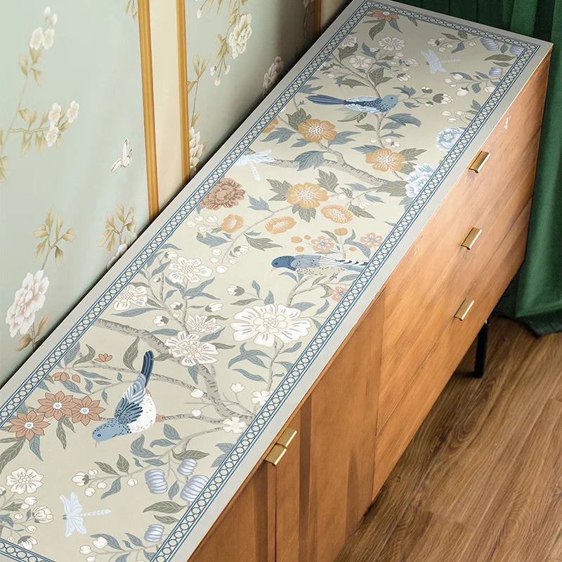 American Retro Light Luxury TV Cabinet Side Cabinet Waterproof Pad Oil Anti-ironing No-wash Leather Table Mat Oasis Select