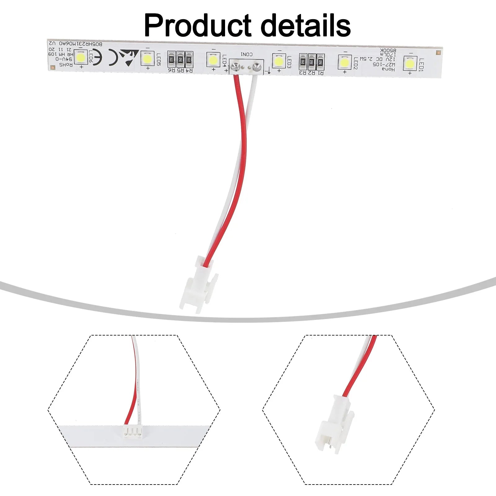 Refrigerator Light Bar For Ouma Refrigerator W27-105 LED Light Strip Refrigeration Lighting Light Strip Oasis Select