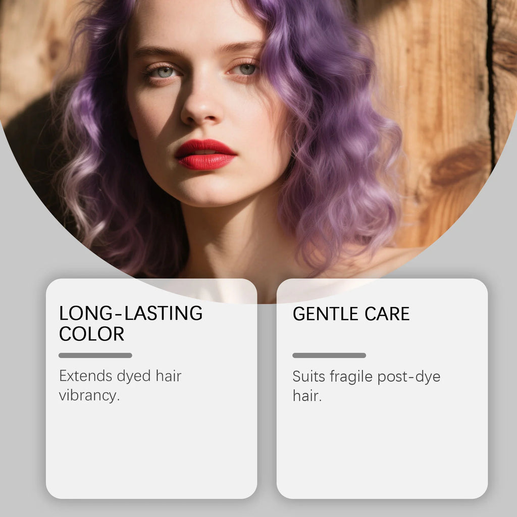 Hair Coloring Shampoo Color Enhance Hair Dye Protection Fade Yellow After Bleach Hair Non-Irritating Fixing Hair Dye Shampoo Oasis Select