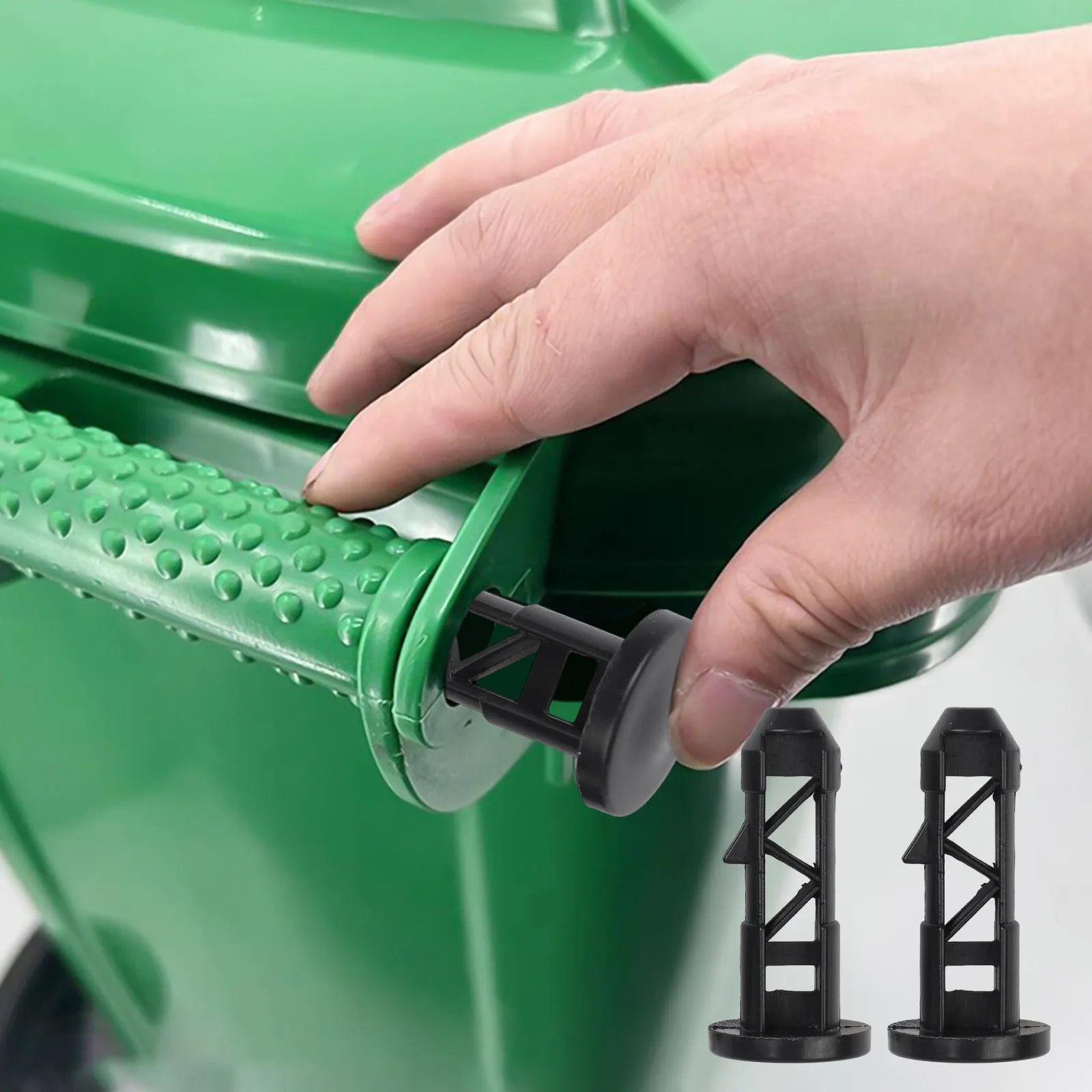 1/3pairs Plastic Wheelie-Bin Lid Hinge Pin For 240L Wheelie-Bins Household Commercial Trash Cans Waste Bin Tools Oasis Select