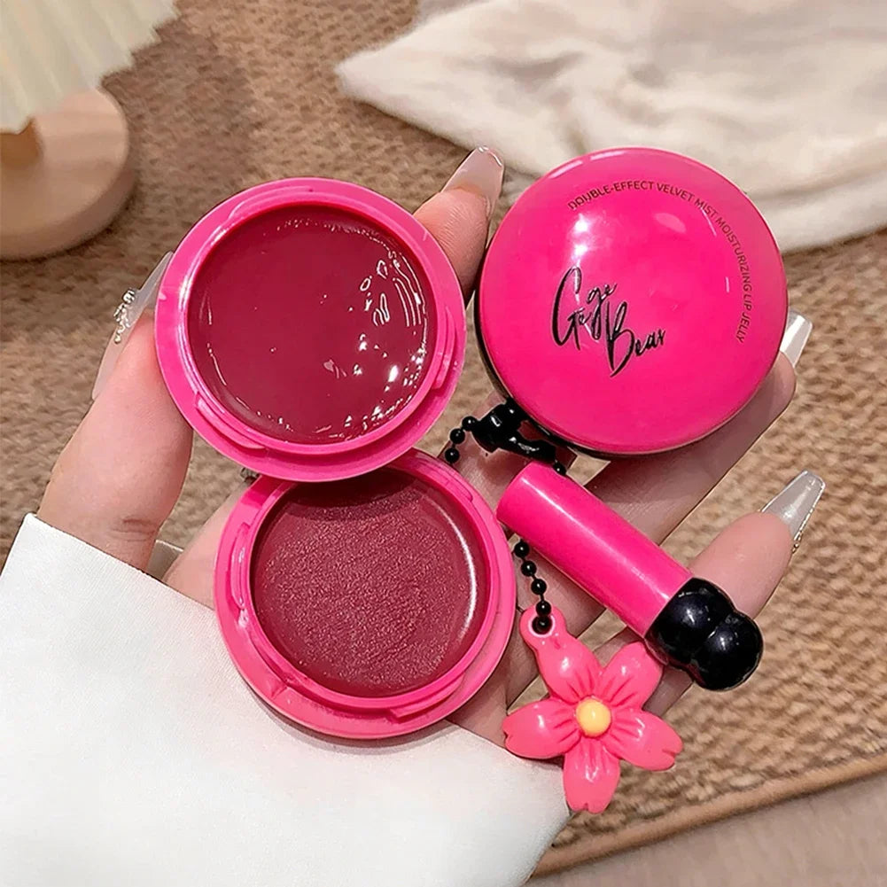 Dual Effect Velvet Matte & Glossy Pendant Lip Glaze, Hydrating Moisture, Perfect for Layering, Brightening Lip Color Oasis Select