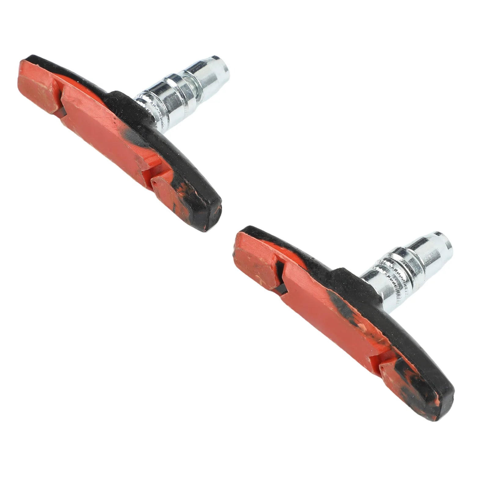2pcs Bicycle Rubber Alloy V Brake Pad MTB Road Mountain Bike Replacement Break Block For Outdoor Cycling Sports Riding Accessory Oasis Select