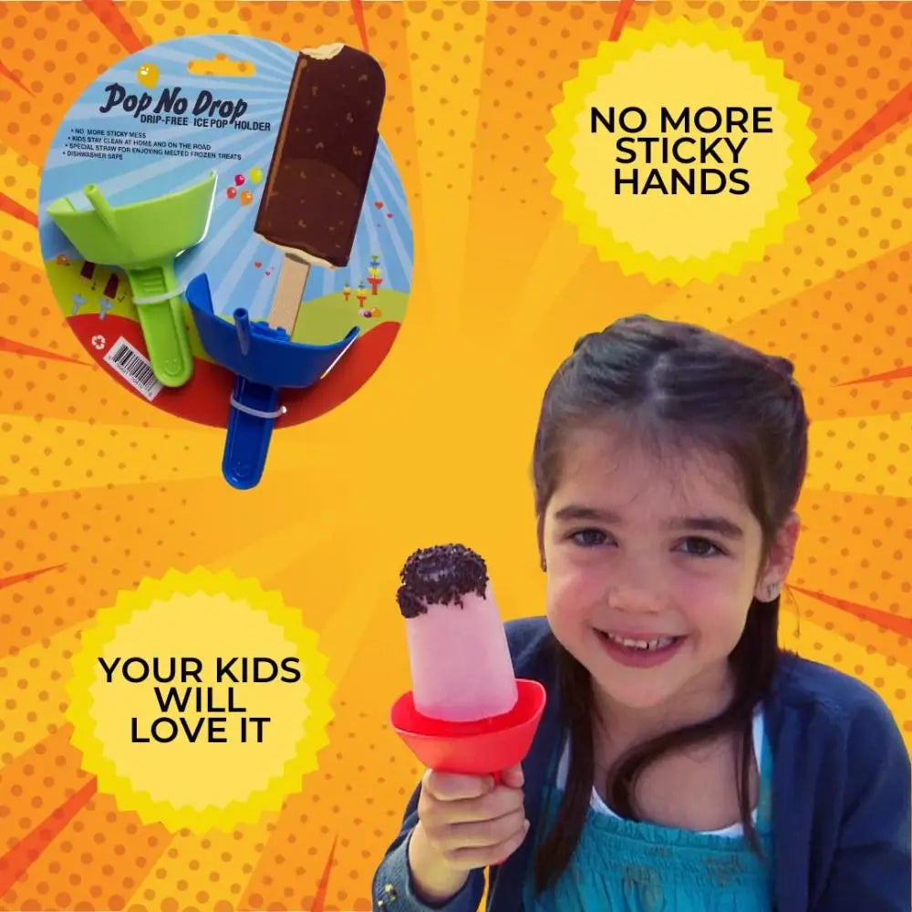 Portable Popsicle Protectors Drip Guard Holder Ice Cream Bracket Cartoon Style Anti-drip Tray Children Kids Home Party Necessity Oasis Select