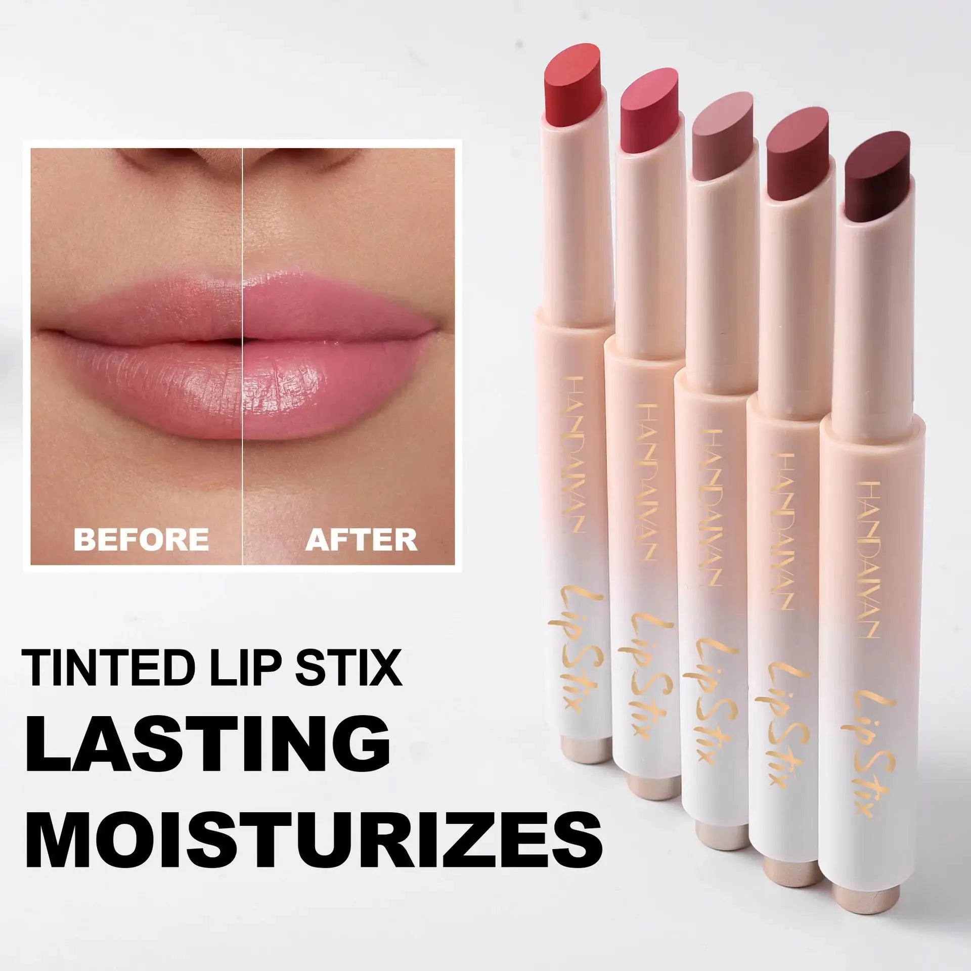 Handaiyan Press-On Jelly Mirror Lip Gloss – Long-Lasting Tint