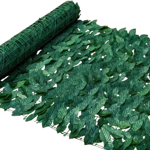Artificial Ivy Fence Panel 50x100cm | Faux Green Wall Privacy
