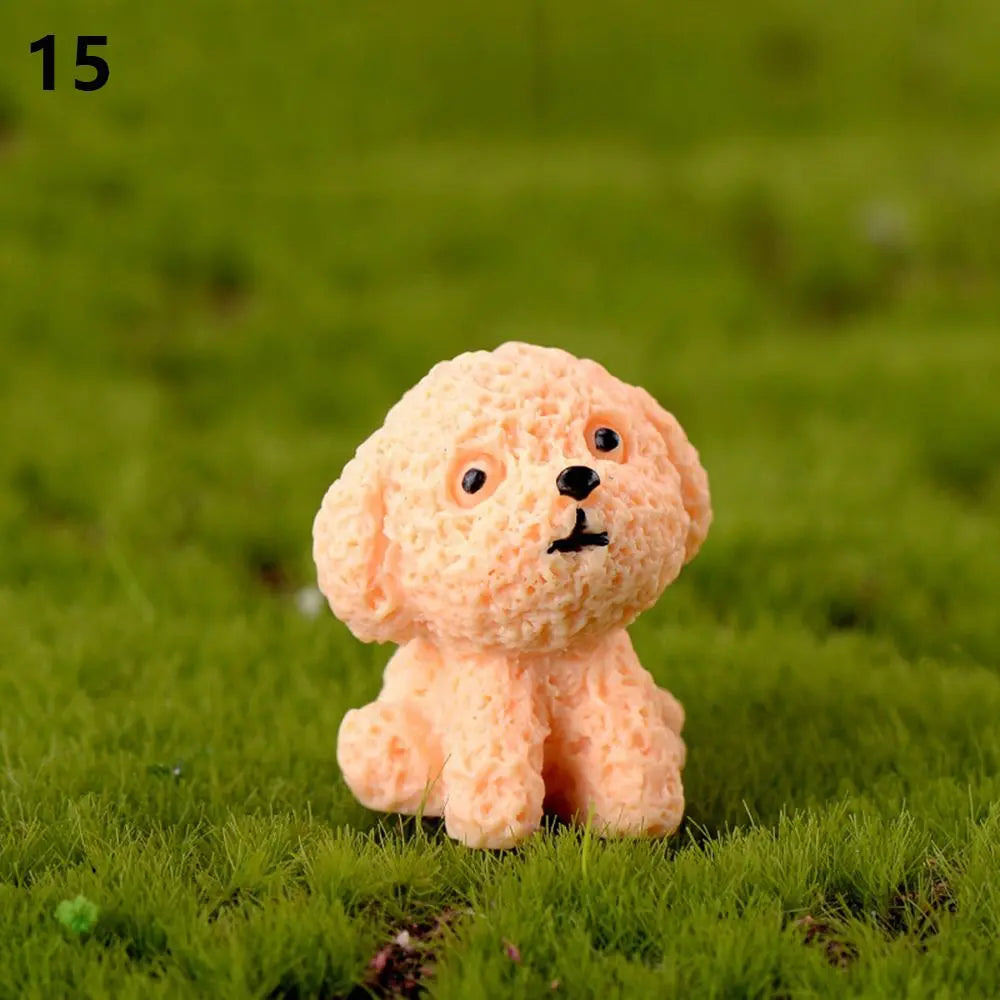Mini White Bear Polar Bear Figurines Simulation Home Micro Landscape Garden Miniatures Animal Home Decor Accessories Oasis Select type 15
