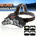 Type-C Rechargeable LED Headlamp Strong Light Head Lamp Headlight Built-in 18650 Battery Flashlight for Outdoor Camping Lantern Oasis Select E