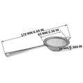 Flour Duster for Baking Stainless Steel Even Dispensing Baking Powdered Sugar Duster for Enthusiasts Professionals Beginners Oasis Select Silver