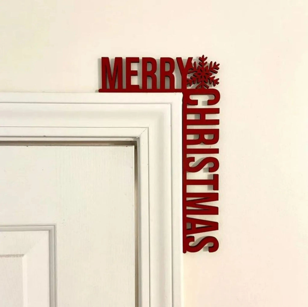 Christmas Decoration 2025 1pc Santa Clau Christmas Door Corner Decoration Diy Stitching Creatives Home Decor Colgante De Navidad Oasis Select Merry Christmas