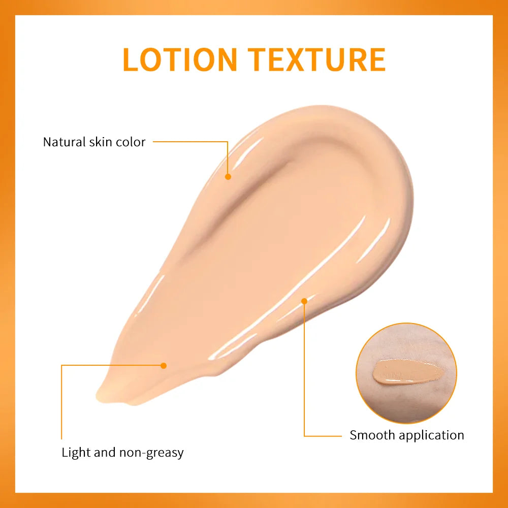Tinted Moisturizing VC Sunscreen With SPF40 Skin Protection Refreshing Makeup Sunscreen Cream UV Anti-aging Resistance Sunscreen Oasis Select