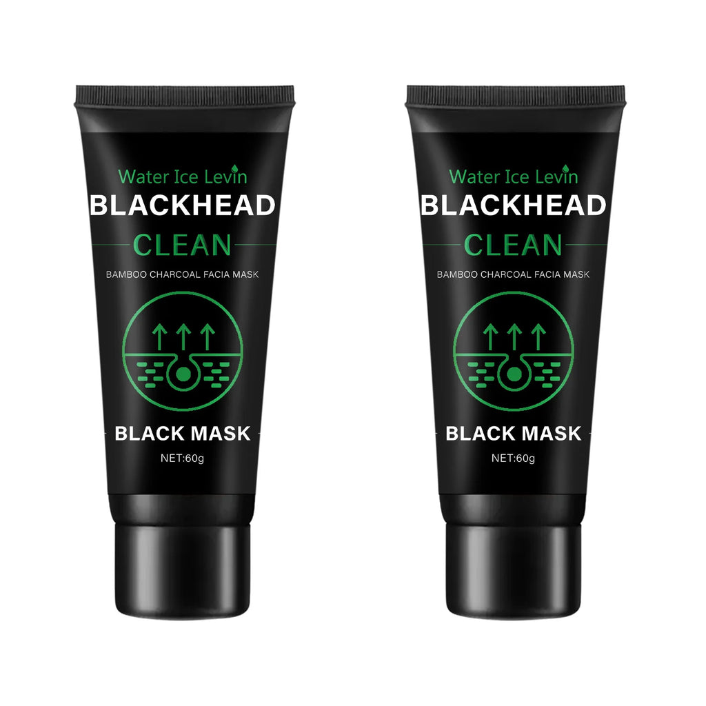 60g Bamboo Charcoal Fiber Mask Blackhead Removal Deep Mask Deep Cleansing Cleansing Exfoliating Mask Treatment Black Mask Oasis Select 2pcs