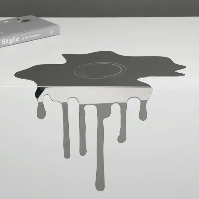 Modern simple stainless steel water drop reflection decoration living room porch office study soft decoration room decor Oasis Select