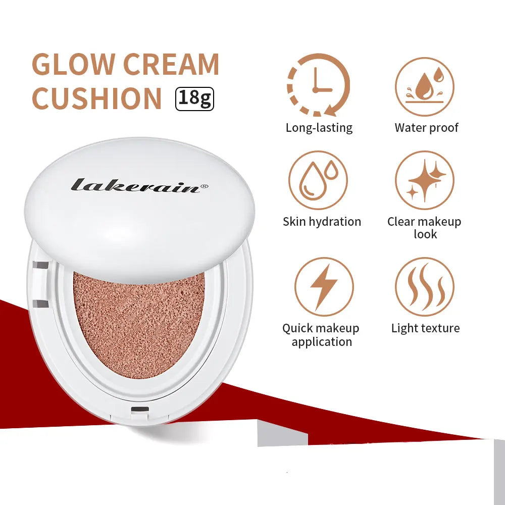 Korean Cushion Foundation CC Cream – Waterproof Full Coverage SPF