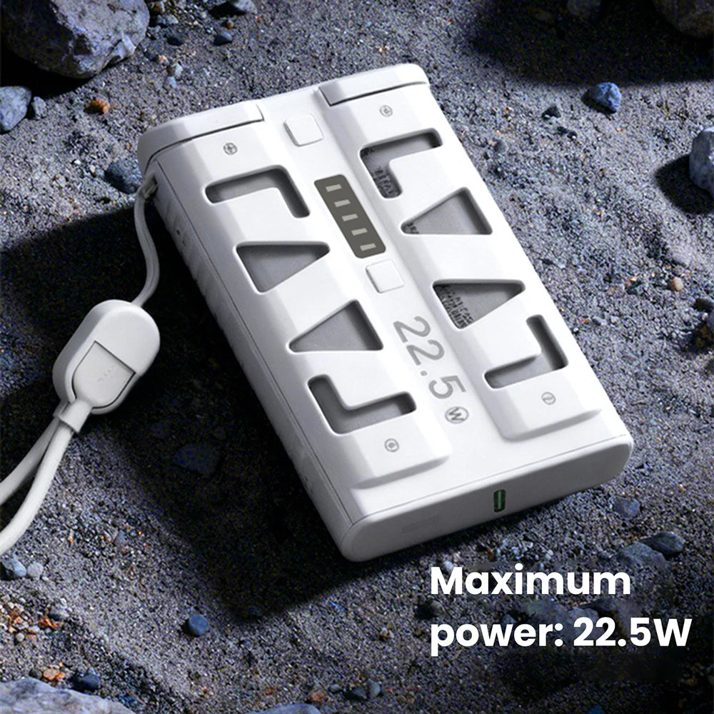 2x 21700 Battery Power Bank DIY Case 22.5W Type-C Fast Charging Dual Mode Low Current Battery Box Large Capacity Power Bank Oasis Select