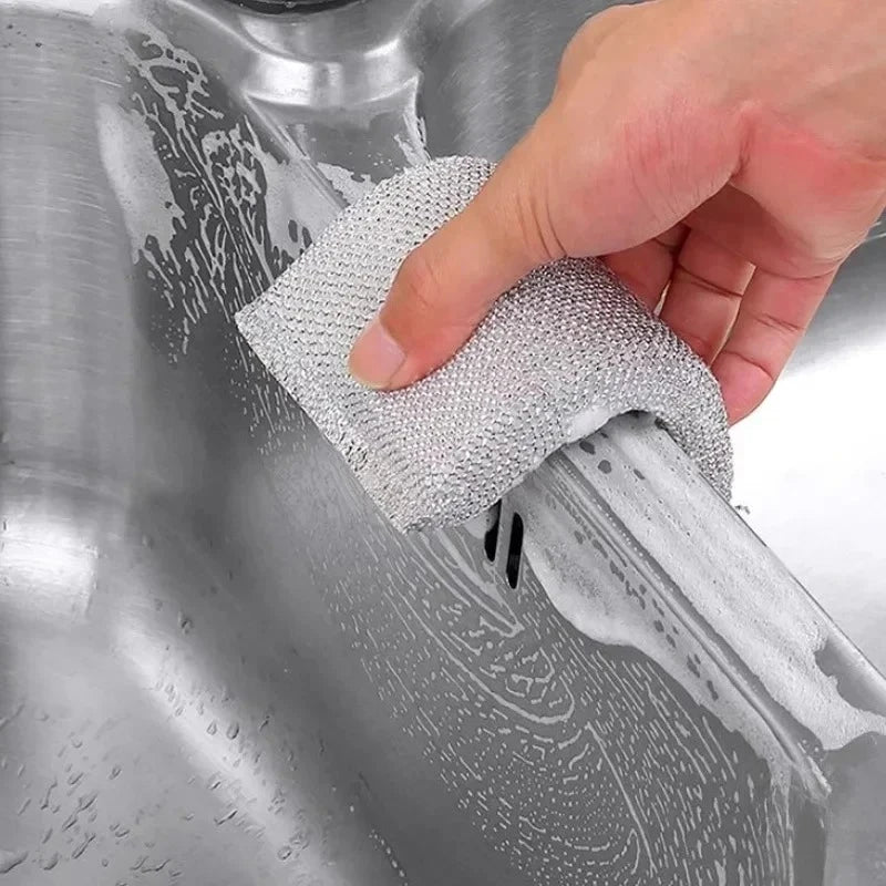 4/6 pieces of soft kitchen cleaning sponge, without scratches, suitable for various surfaces, including cookware and utensils. Oasis Select