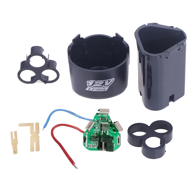 BMS 18650 Lithium Box Circuit Pack Shell Case Bracket Hand Drill Power Li-ion Battery Protection Board 3S 12V DC Electric Tool Oasis Select