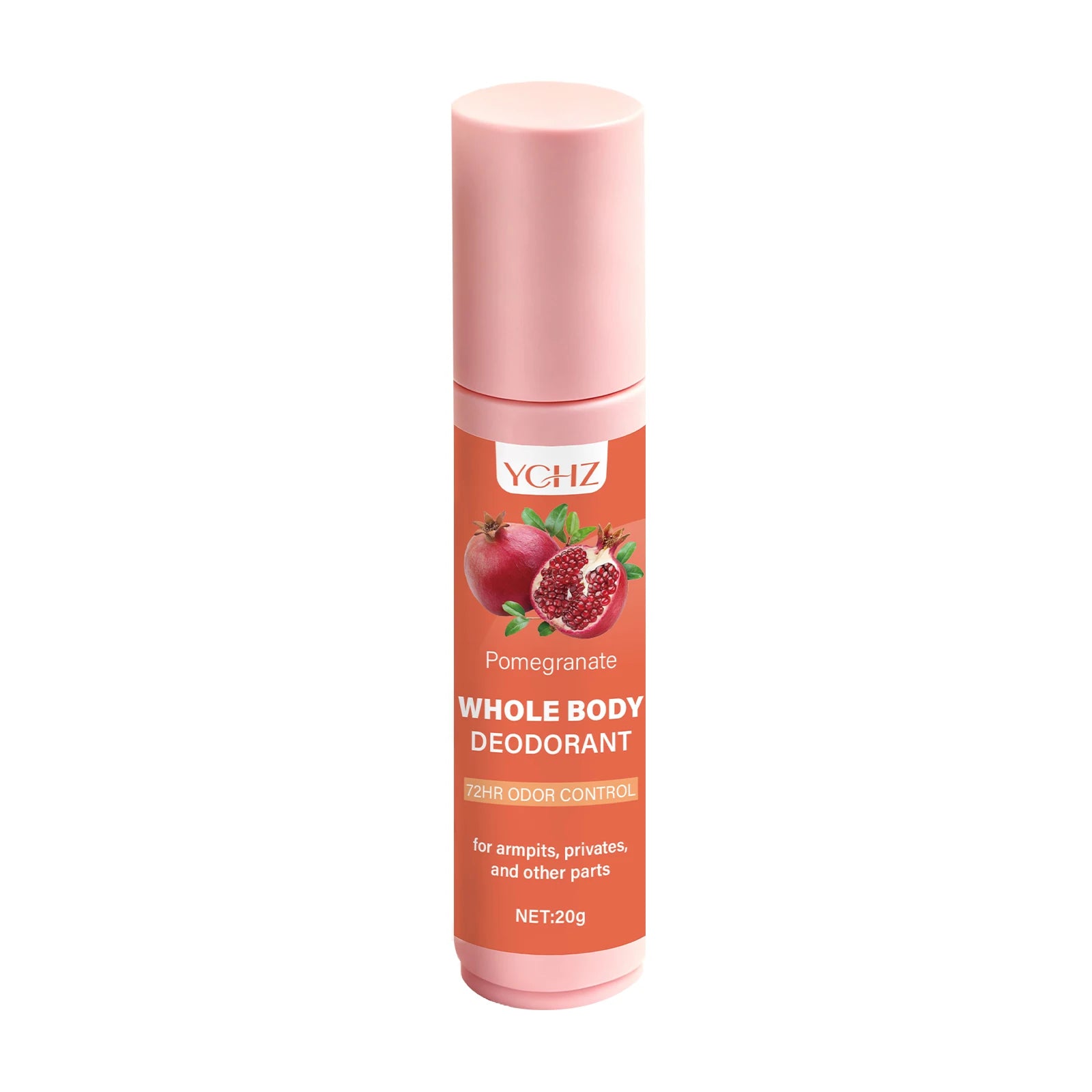 Women's Pomegranate & Peach Deodorant Roller – 72-Hour Fresh