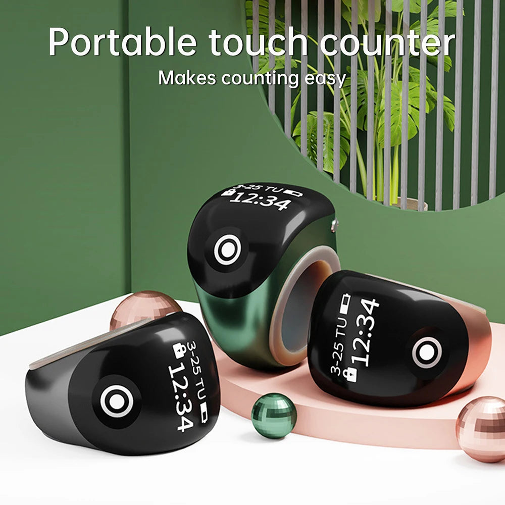 S8pro Smart APP Counting Finger Counter OLED Display 120mah Battery Type-C Smart Ring Bluetooth Electronic Counter Oasis Select