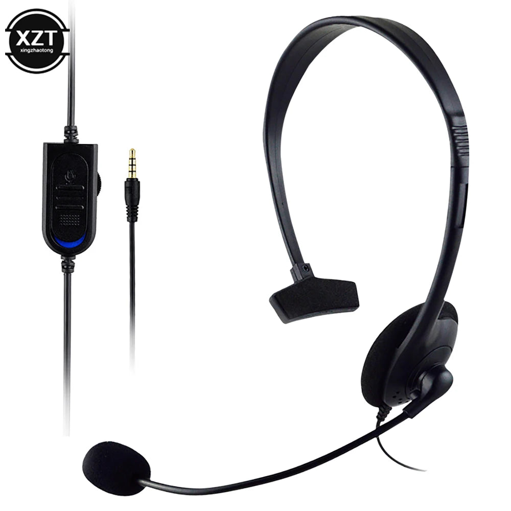 Operator Headphones Head-mounted With Noise Canceling Microphone One-ear Telephone Clear Call Headphones Single-Sided Headset Oasis Select Default Title