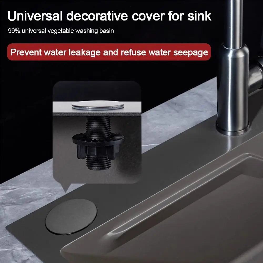 Durable Anti-leakage Faucet Hole Cover Water Stopper Drainage Seal Kitchen Sink Plug Washbasin Decorative Plug Oasis Select