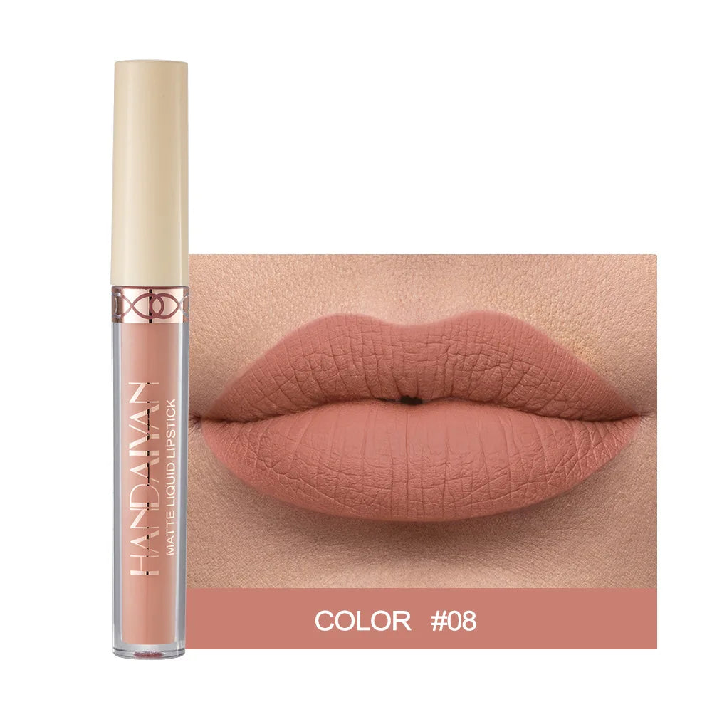 Handaiyan Matte Velvet Liquid Lip Glaze – Waterproof Lip Stain