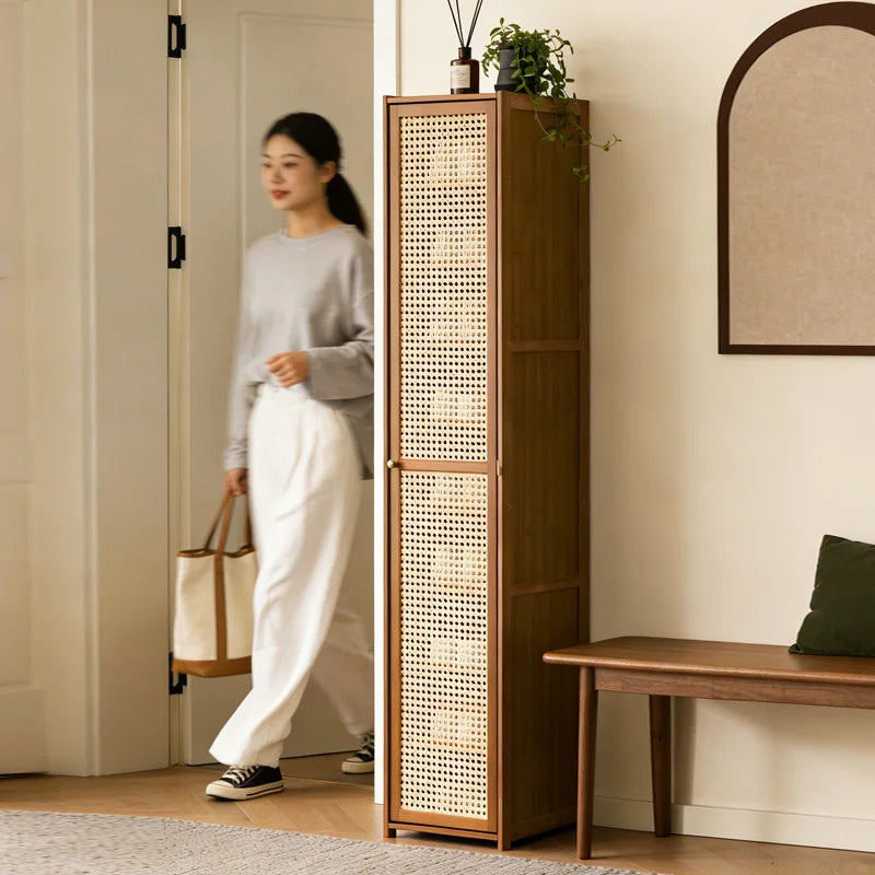 Shoe cabinet household entrance extremely narrow small shoe rack multi-layer indoor good-looking simple storage cabinet Oasis Select