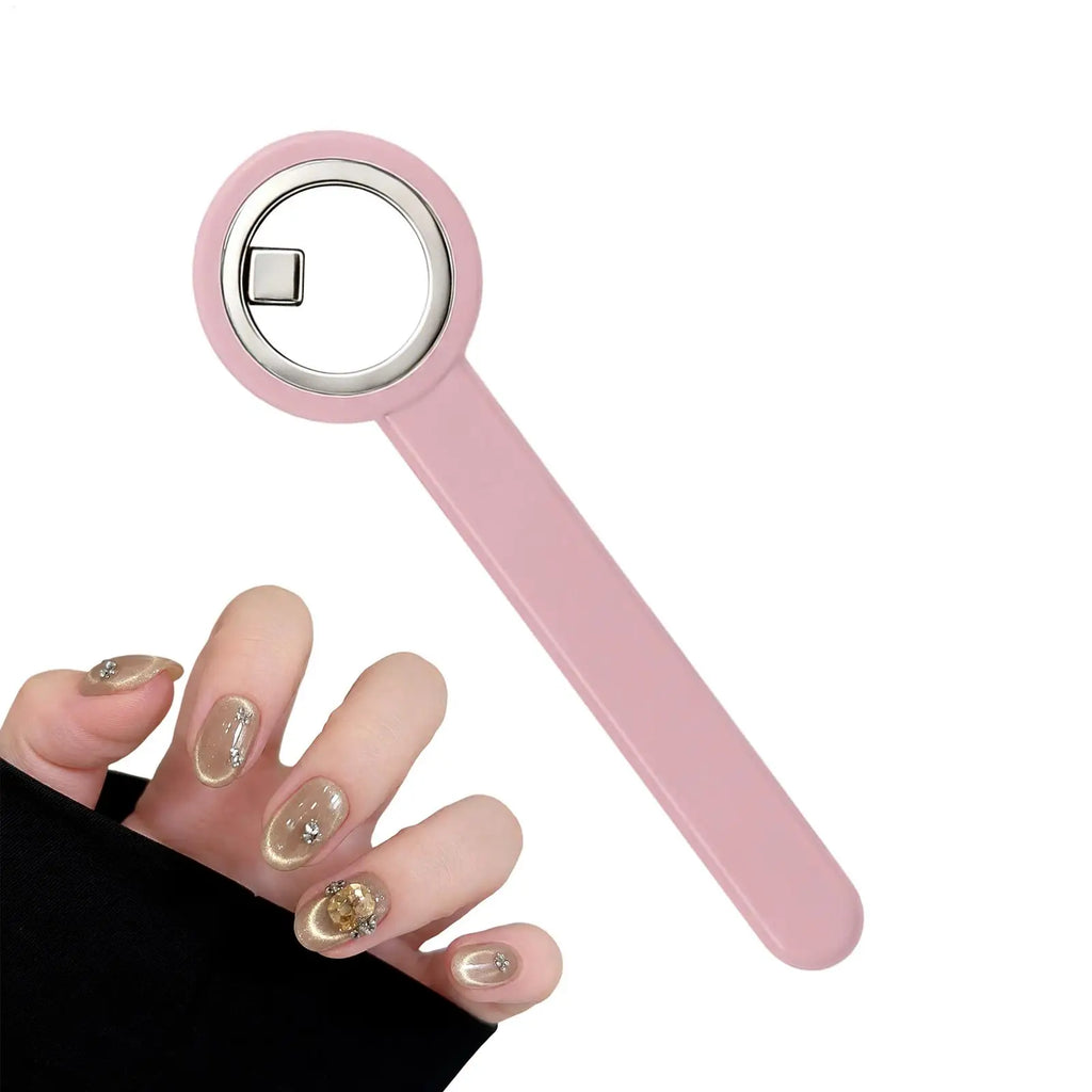 Cat Eyes Magnet Ring Shape Nails Art Tools Magnetic Stick With Handle For Cat Eyes Gel Polishing DIY Nails Art Manicure Tools Oasis Select