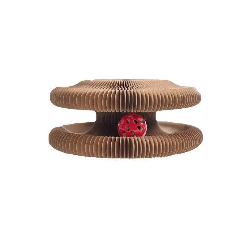 The Corrugated Paper Claw Board Is A Wear-resistant and Non-flaking Cat Toy for Self-entertainment and Relaxation Oasis Select