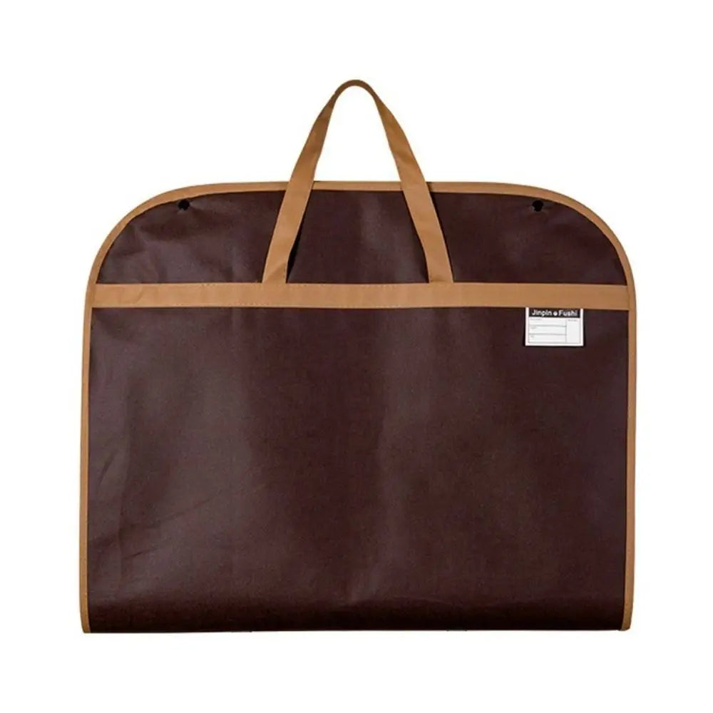 New Foldable Garment Bag Portable Non-woven Suit Storage Bag Solid Color Clothing Dustproof Cover Oasis Select