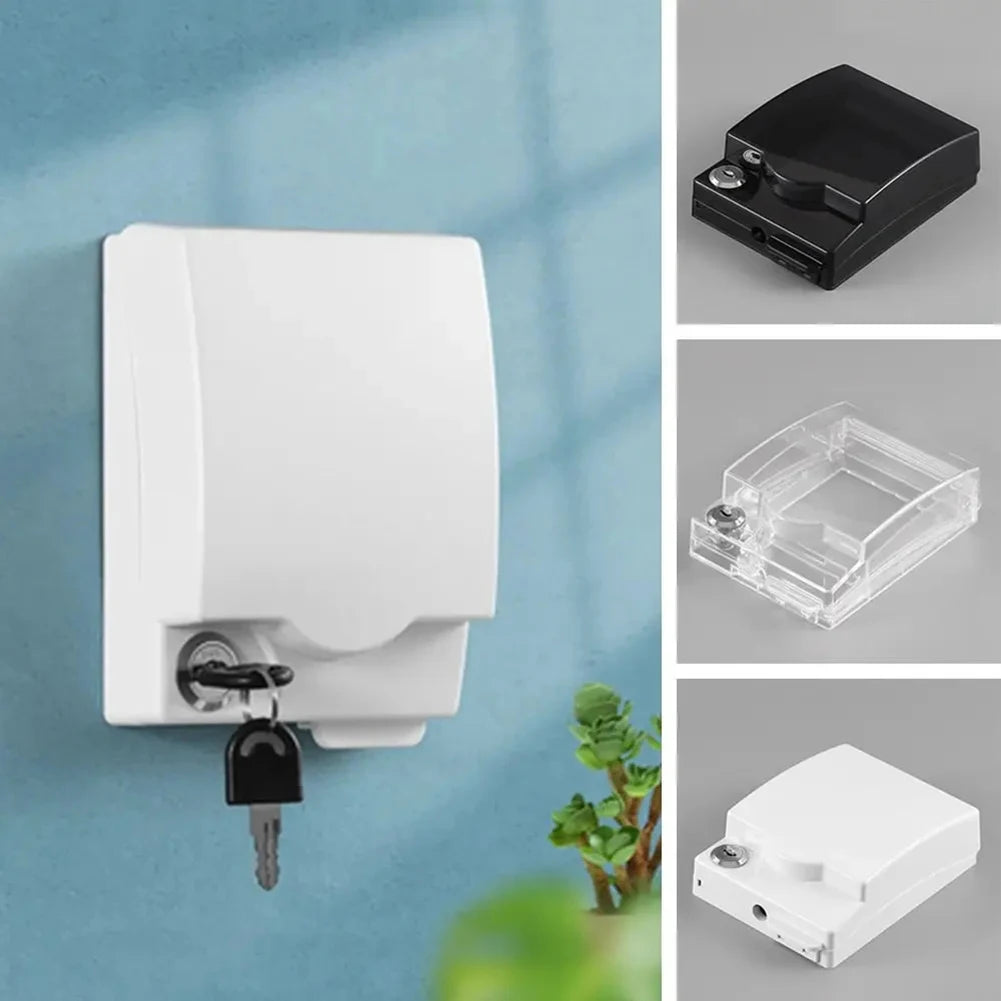 86 Type Lockable Socket Waterproof Dustproof Box Outdoor Switch Socket Protective Cover For Bathroom Outdoor Areas Oasis Select
