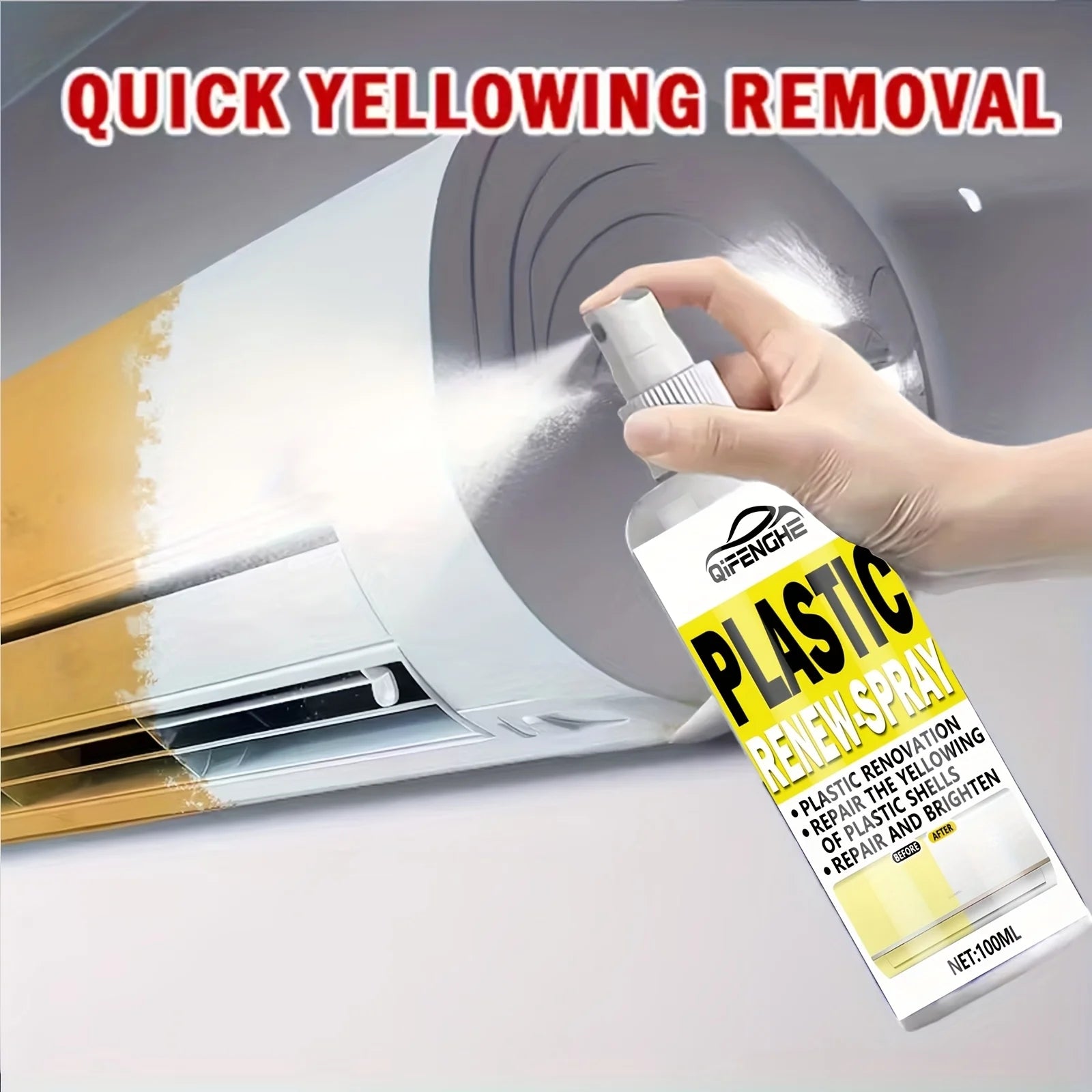 Plastic Yellowing Remover – Appliance Panel Oxidation Agent Plastic Restoration Cleaner Oasis Select