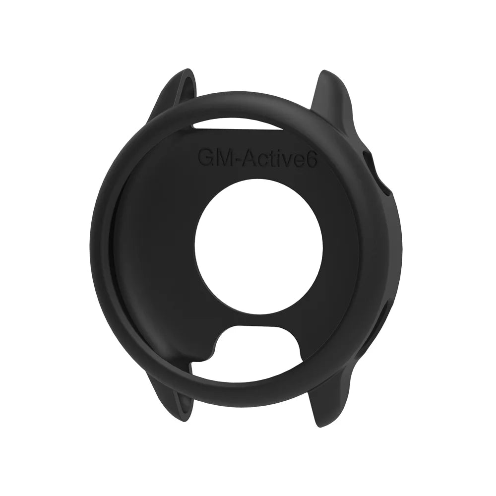 Silicone Case for Garmin Vivoactive 6 – Protective Bumper Cover Smartwatch Case Oasis Select black