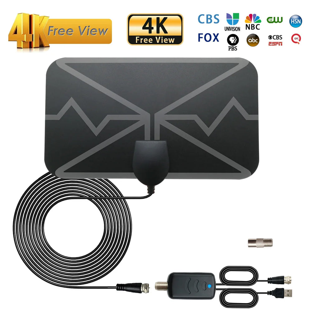Cross-border indoor digital TV ground wave antenna extended sucker dvb-t2 antenna 4K Oasis Select