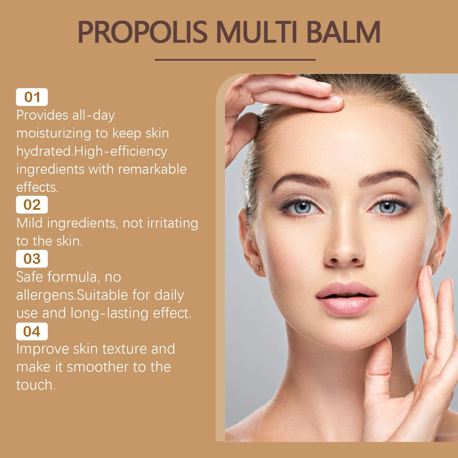 Propolis Firming Essence Stick Deep Moisturizing Increases Skin Elasticity Improve Sagging Facial Multi Functional Care Cream Oasis Select